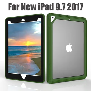 For Apple New iPad 9.7 2017 & 2018 PC + TPU Armor Shockproof Protective with Transparent Back Cover Case A1822 A1823 A1893 A1954
For Apple New iPad 9.7 2017 & 2018 PC + TPU Armor Shockproof Protective with Transparent Back Cover Case A1822 A1823 A1893 A1954