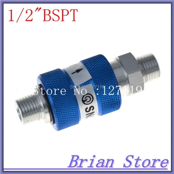 MS-44MM 1/2" BSPT Thread Pneumatic Flow Control Manual Slide Valve male to male