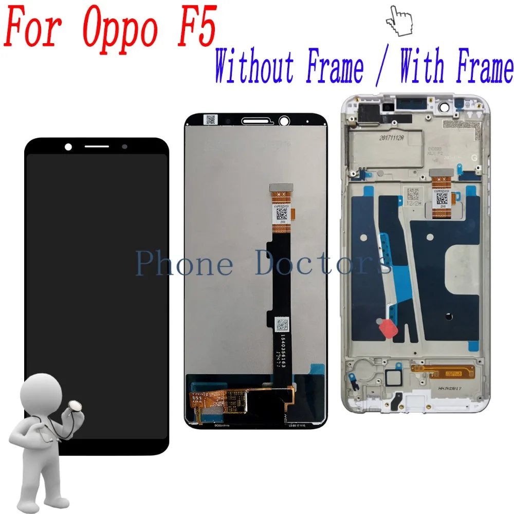 6.0" Full LCD DIsplay + Touch Screen Digitizer + Frame Cover Assembly For Oppo F5 CPH1727 / A75 A75S CPH1723
6.0" Full LCD DIsplay + Touch Screen Digitizer + Frame Cover Assembly For Oppo F5 CPH1727 / A75 A75S CPH1723