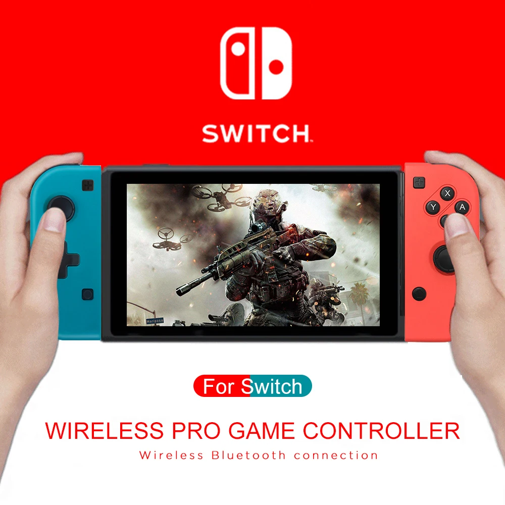 Wireless Bluetooth Switch Gamepads Split Handle For Nintendo Switch Console Pro Game Pad Controller Multiplayer Mode Joystick
Wireless Bluetooth Switch Gamepads Split Handle For Nintendo Switch Console Pro Game Pad Controller Multiplayer Mode Joystick