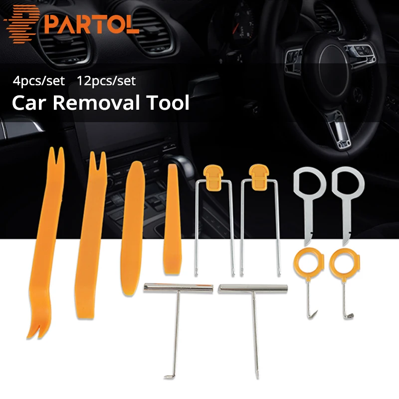 Partol Car Audio Soundproof Door Removal Clip Radio Panel Repair Tool Kit Auto DIY Pry Trim Dashboard Removal Opening Tool Set
Partol Car Audio Soundproof Door Removal Clip Radio Panel Repair Tool Kit Auto DIY Pry Trim Dashboard Removal Opening Tool Set