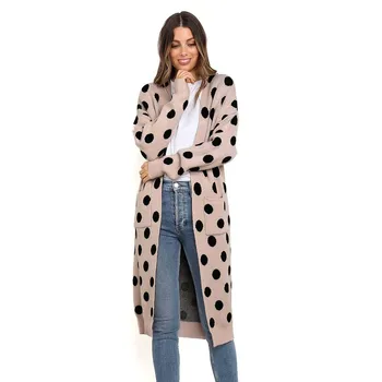 Women Dot Knitted Long Cardigan Long Sleeve Sweater Overcoat For Female Women 2019 Autumn New Outwear Coats Women Autumn
Women Dot Knitted Long Cardigan Long Sleeve Sweater Overcoat For Female Women 2019 Autumn New Outwear Coats Women Autumn