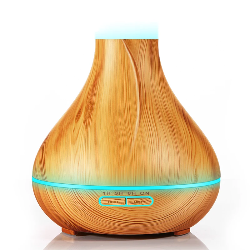 400ml Aromatherapy Essential Diffuser 7 LED Color Options Ultrasonic Air Humidifier Atomizer Wood Grain Cool Mist Maker For Home
400ml Aromatherapy Essential Diffuser 7 LED Color Options Ultrasonic Air Humidifier Atomizer Wood Grain Cool Mist Maker For Home