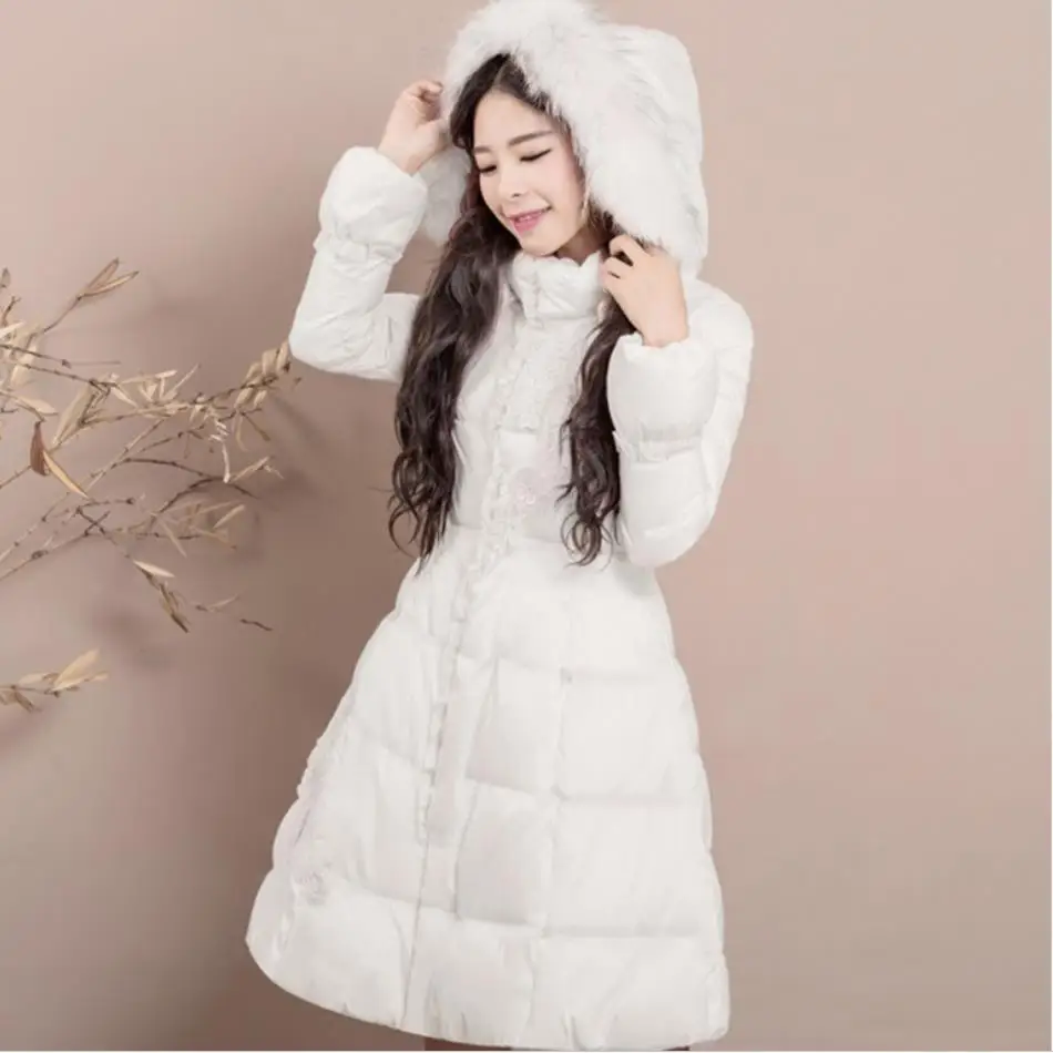 2019 White Duck Down Winter Jacket New Women's Temperament hooded Fur collar Coat Plus Size 3XL
2019 White Duck Down Winter Jacket New Women's Temperament hooded Fur collar Coat Plus Size 3XL