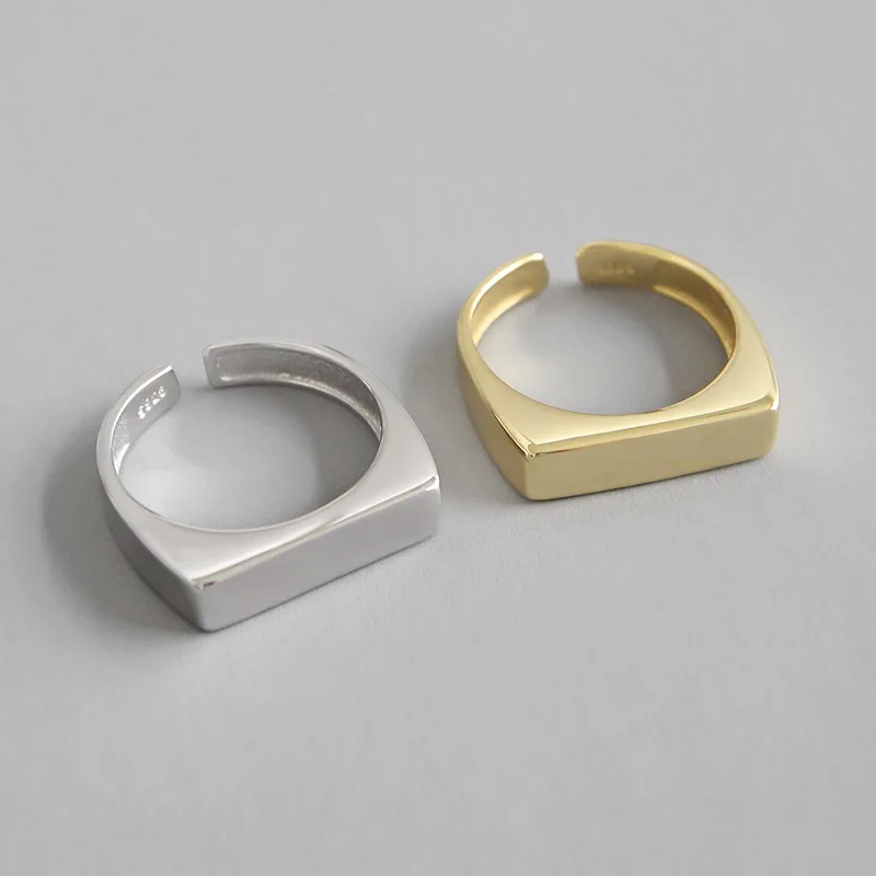 100% 925 sterling silver geometric rectangular open female rings for women jewelry, 2019 minimalist engagement ring bijoux
100% 925 sterling silver geometric rectangular open female rings for women jewelry, 2019 minimalist engagement ring bijoux