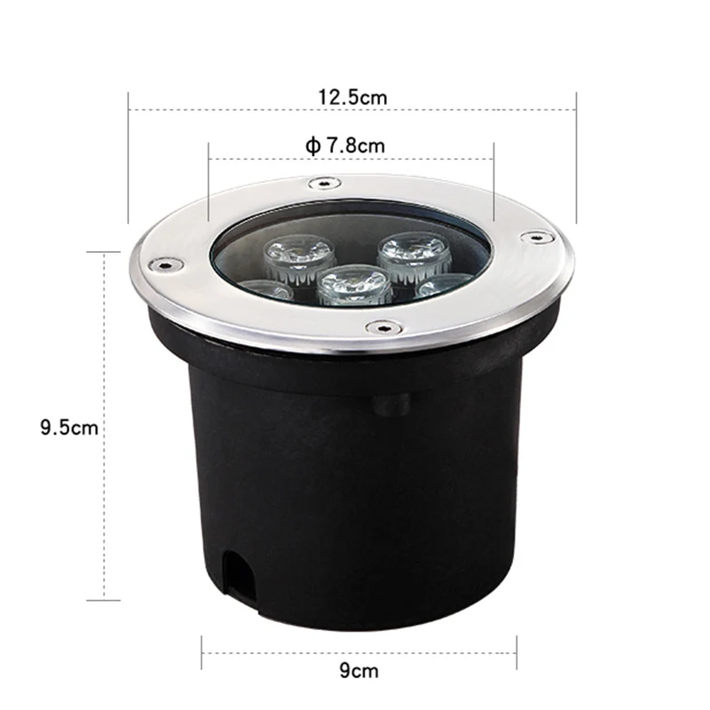 5w LED Buried Lamp Light embedded outdoor waterproof spotlight landscape outdoor led Path Way Garden Under Ground Decking IP65
5w LED Buried Lamp Light embedded outdoor waterproof spotlight landscape outdoor led Path Way Garden Under Ground Decking IP65