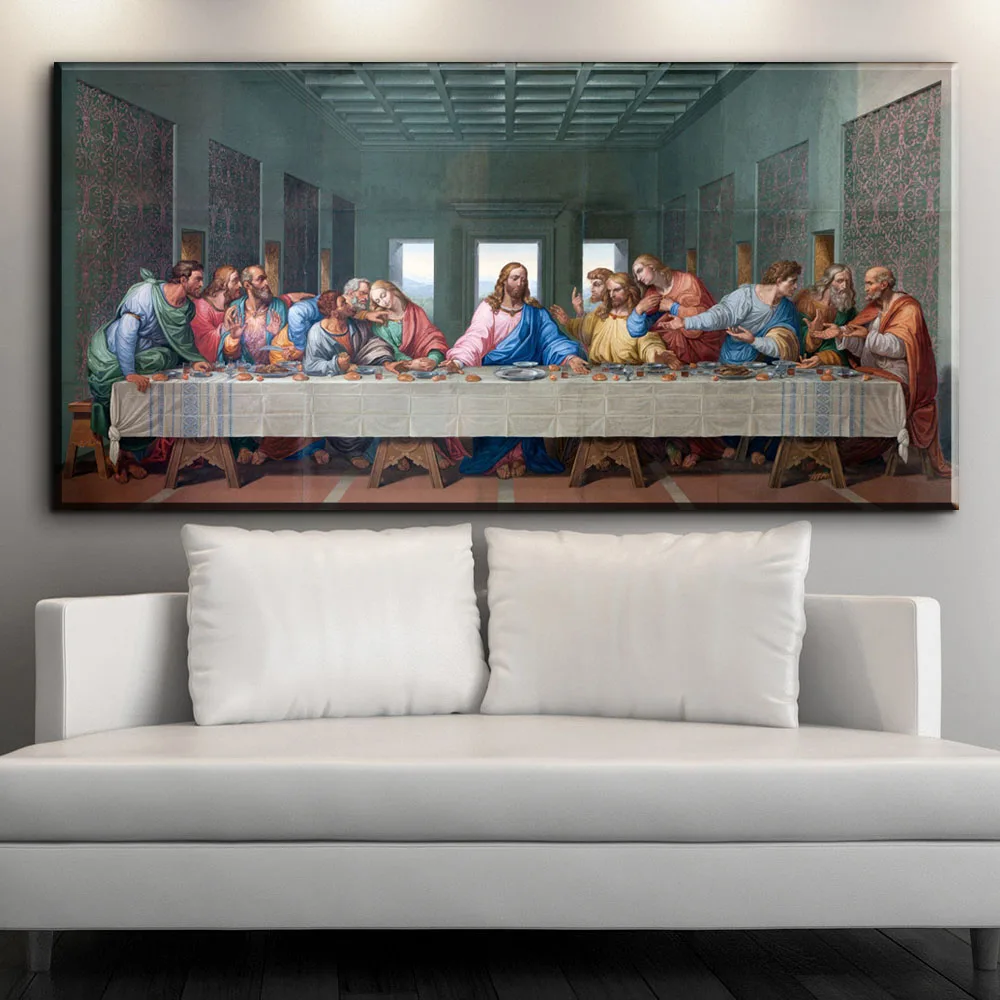 ZZ1604 Large Famous Print Canvas Painting The Last Supper Leonardo Da Vinci Wall Pictures For Living Room kitchen Room Unframed
ZZ1604 Large Famous Print Canvas Painting The Last Supper Leonardo Da Vinci Wall Pictures For Living Room kitchen Room Unframed