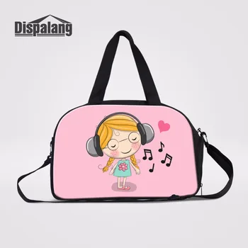 Dispalang Cute Musical Girl Pattern Large Capacity Women Hand Luggage Travel Duffle Bag Travel Bag With Independent Shoe Pocket
Dispalang Cute Musical Girl Pattern Large Capacity Women Hand Luggage Travel Duffle Bag Travel Bag With Independent Shoe Pocket