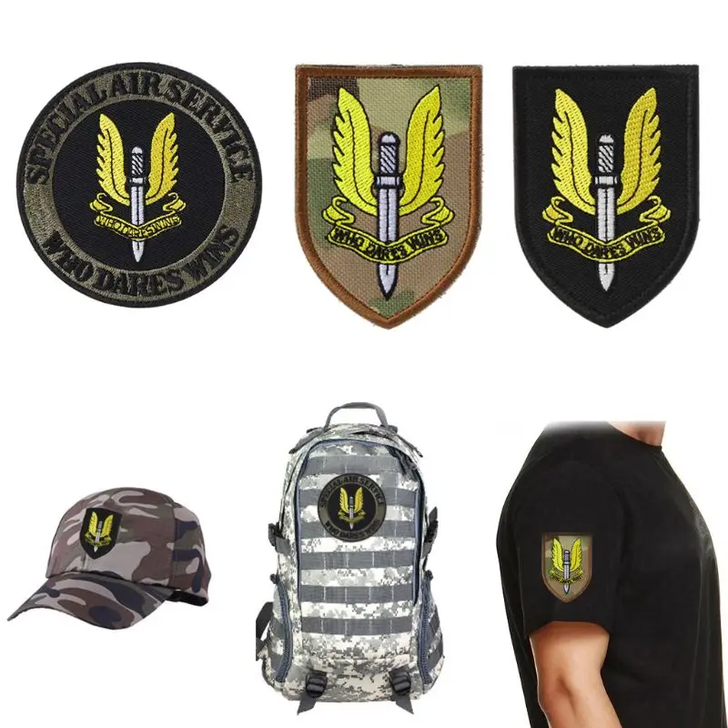 British Army SAS Special Air Service Special Forces 3D Hook Loop Patch OPS Badge
British Army SAS Special Air Service Special Forces 3D Hook Loop Patch OPS Badge