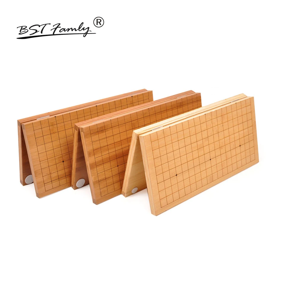 BSTFAMLY Wooden Foldable Go Chess 19 Road Chessboard 44*47*2cm Bamboo Checkboard Old Game of Go Weiqi Board For 2.2cm Piece GB04
BSTFAMLY Wooden Foldable Go Chess 19 Road Chessboard 44*47*2cm Bamboo Checkboard Old Game of Go Weiqi Board For 2.2cm Piece GB04