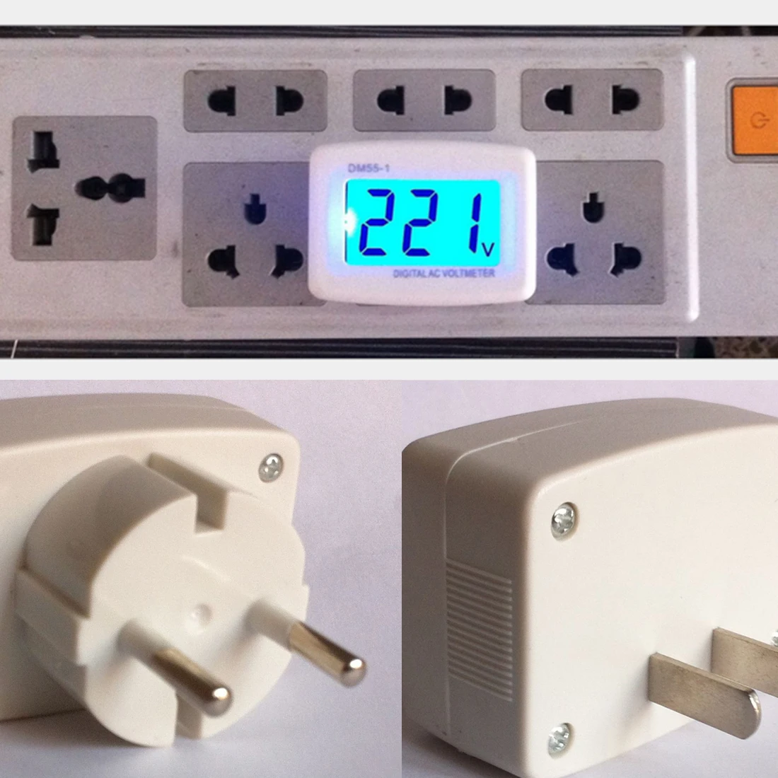 LCD Digital Voltmeter Volt Monitor AC 110V 220V Household AC Panel Meter Euro EU US Plug 80-300V Blue Backlight Voltage Tester
LCD Digital Voltmeter Volt Monitor AC 110V 220V Household AC Panel Meter Euro EU US Plug 80-300V Blue Backlight Voltage Tester