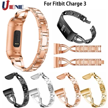 Watchband Wrist Straps Bracelet for Fitbit Charge 3 Smart Watch Band Stainless Steel Metal Wristband Bling Rhinestone Strap
Watchband Wrist Straps Bracelet for Fitbit Charge 3 Smart Watch Band Stainless Steel Metal Wristband Bling Rhinestone Strap