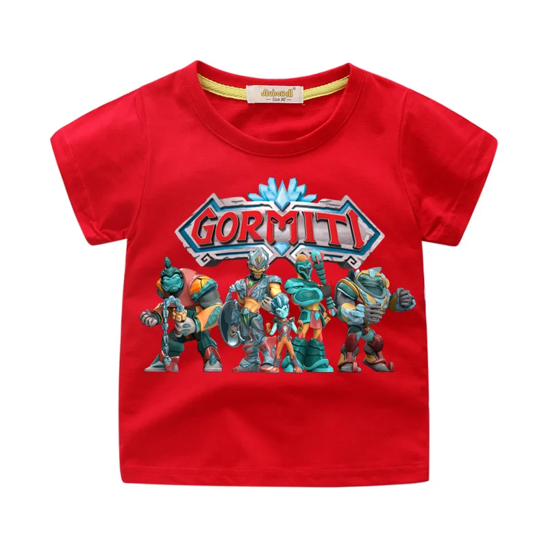 2019 Boys Girls Summer T-shirts Cartoon Gormiti Game Print Tees Top For Kids Clothing Children Tshirt Costume Baby T Shirt WJ191
2019 Boys Girls Summer T-shirts Cartoon Gormiti Game Print Tees Top For Kids Clothing Children Tshirt Costume Baby T Shirt WJ191