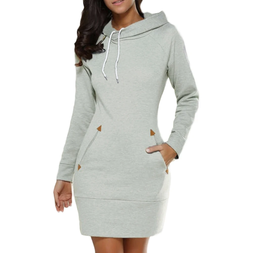 5XL Autumn Winter Women Oversized Casual Straight bodycon Mini Dress Ladies Hooded Pockets Long Hooded Sweatshirt Dress Vestidos
5XL Autumn Winter Women Oversized Casual Straight bodycon Mini Dress Ladies Hooded Pockets Long Hooded Sweatshirt Dress Vestidos