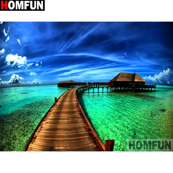 HOMFUN Full Square/Round Drill 5D DIY Diamond Painting "Wooden bridge" 3D Embroidery Cross Stitch 5D Home Decor A13693
HOMFUN Full Square/Round Drill 5D DIY Diamond Painting "Wooden bridge" 3D Embroidery Cross Stitch 5D Home Decor A13693
