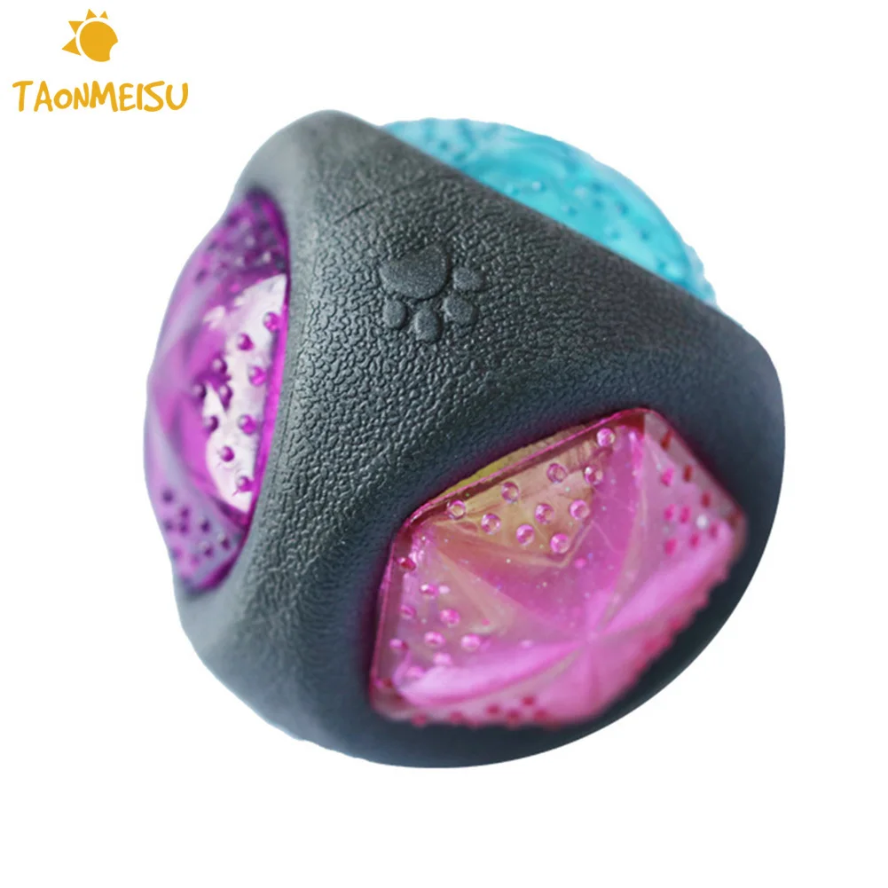 Luminous Dog Toy Durable Bouncy Balls Rubber Bouncy Bite- resistant Dog Chewing Ball Dog Training Pet Toys with Sound and Light
Luminous Dog Toy Durable Bouncy Balls Rubber Bouncy Bite- resistant Dog Chewing Ball Dog Training Pet Toys with Sound and Light