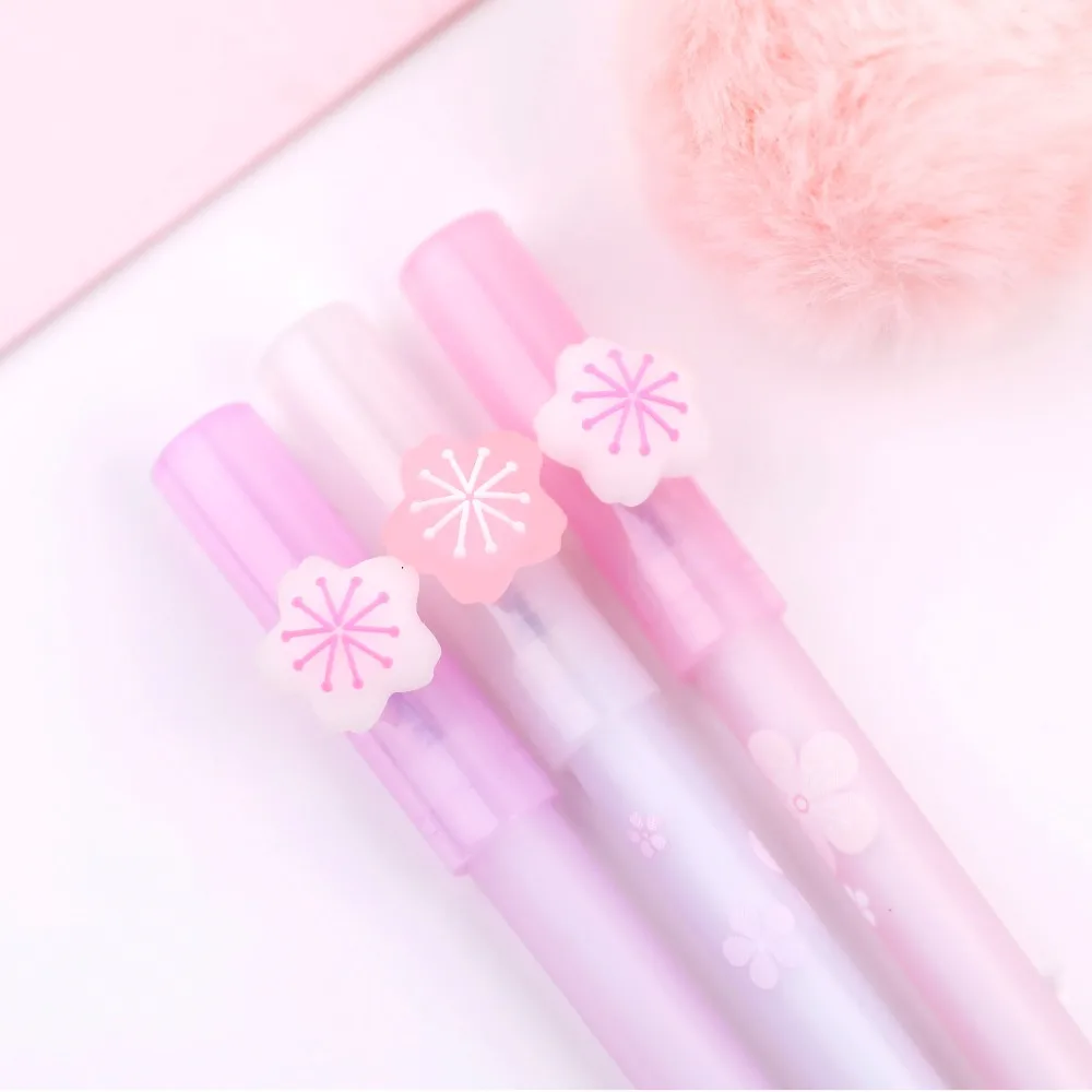 3 pcs/lot Sakura Gel Pen Cute 0.5mm Erasable Blue Ink Neutral Pens For Writing Korean Stationery gift School Supplies
3 pcs/lot Sakura Gel Pen Cute 0.5mm Erasable Blue Ink Neutral Pens For Writing Korean Stationery gift School Supplies