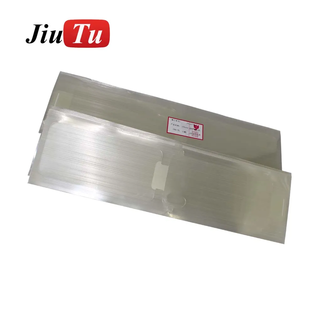 Jiutu Front Back Plastic Clear Protector Film For iPhone OLED LCD Screen Glass Protective 100 pcs/lot
Jiutu Front Back Plastic Clear Protector Film For iPhone OLED LCD Screen Glass Protective 100 pcs/lot