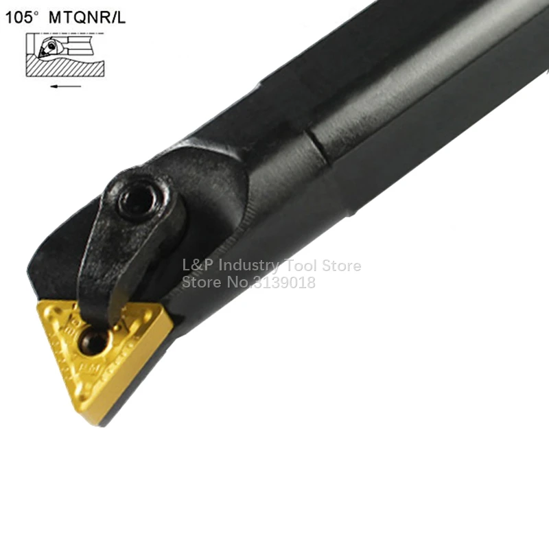 New Cutting Edge Angle 105 Internal Turning Tool S40U-MTQNR16 S40U-MTQNL16 Boring Tool Bar Not Including Insert TN**1604**
New Cutting Edge Angle 105 Internal Turning Tool S40U-MTQNR16 S40U-MTQNL16 Boring Tool Bar Not Including Insert TN**1604**