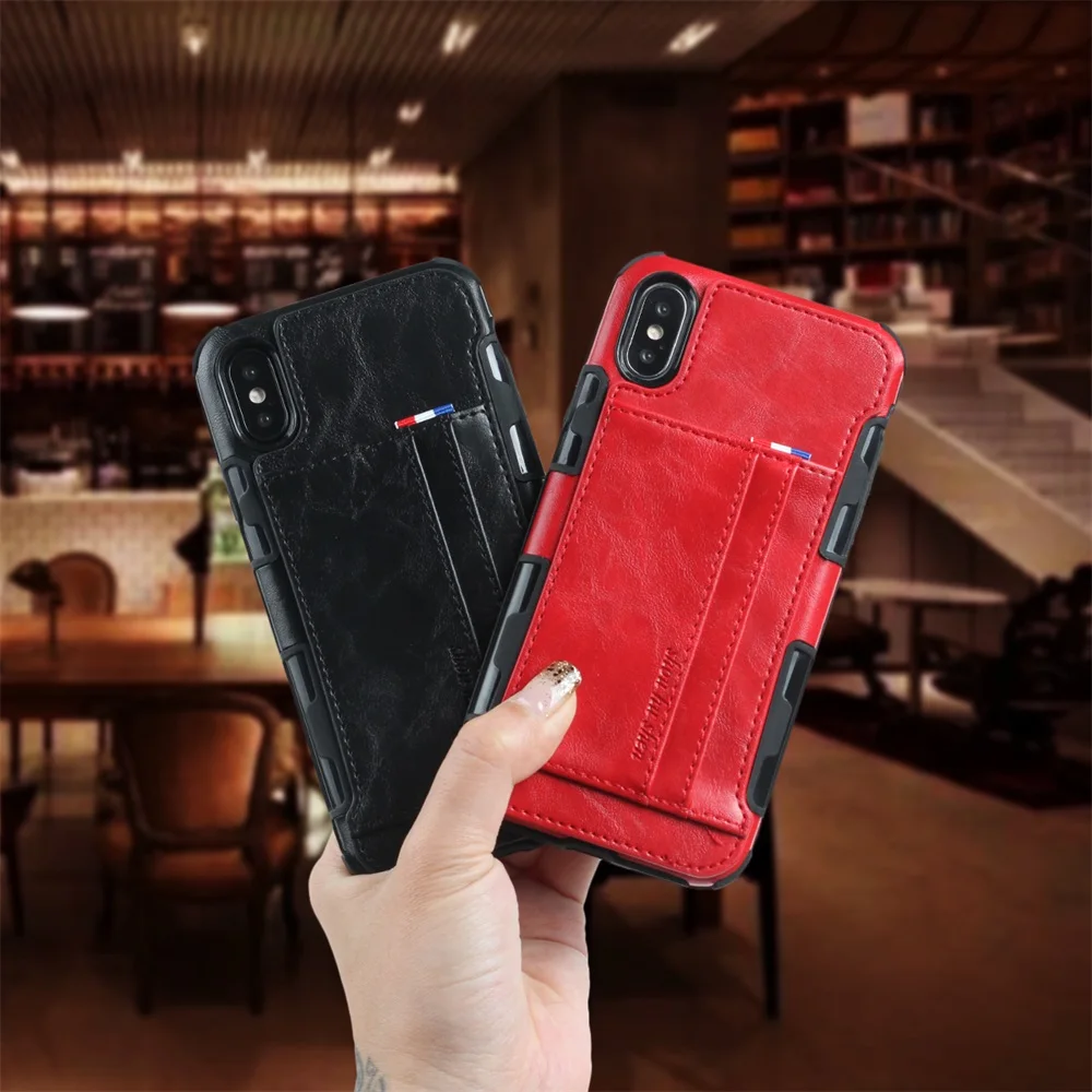 For iPhone X XR XS Max 6 6S 7 8 Plus Luxury PU Leather Wallet Case Simple card Case Leather Case Flip Cover Mobile Phone Bag
For iPhone X XR XS Max 6 6S 7 8 Plus Luxury PU Leather Wallet Case Simple card Case Leather Case Flip Cover Mobile Phone Bag