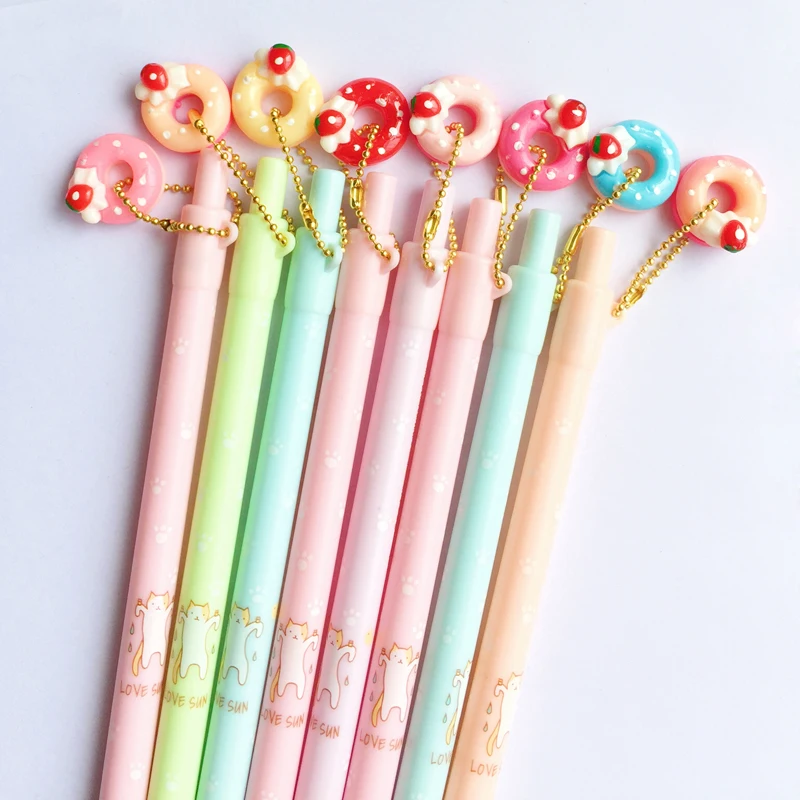 3X Sweet Strawberry Donut Pendant Press Mechanical Automatic Pencil Writing Drawing School Office Supply 0.5mm
3X Sweet Strawberry Donut Pendant Press Mechanical Automatic Pencil Writing Drawing School Office Supply 0.5mm