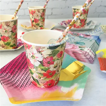 24 Sets Tropical Flowers Paper Party Tableware Hexagon Plates Floral Cups Napkins Straws Hawaiian Luau Pool Party Wedding Favor
24 Sets Tropical Flowers Paper Party Tableware Hexagon Plates Floral Cups Napkins Straws Hawaiian Luau Pool Party Wedding Favor