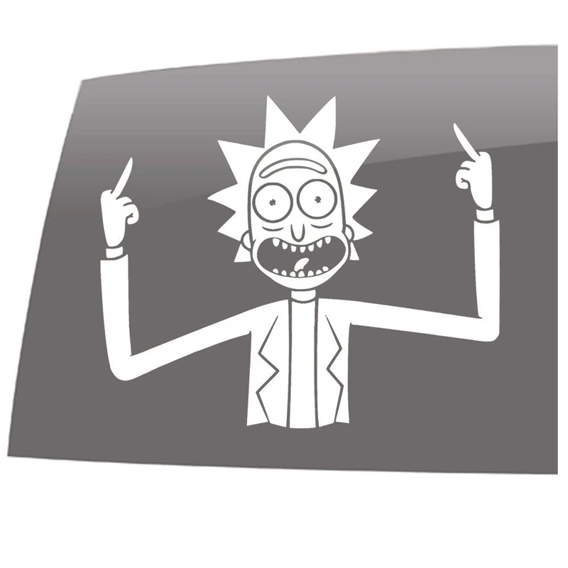 2pcs 14cm Western animation doodle rick and morty Notebook skateboard trolley case backpack car Tables book decal PVC sticker
2pcs 14cm Western animation doodle rick and morty Notebook skateboard trolley case backpack car Tables book decal PVC sticker