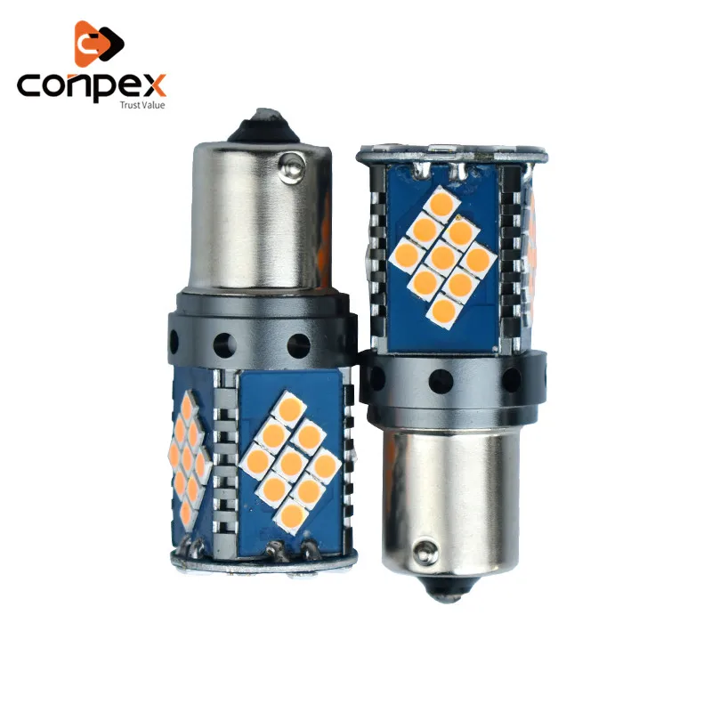 conpex 12V LED Car Light Brake Light Car Brake Reverse Light parking lamp signal lamp CANBUS 1156 1157 3030 SMD Color yellow
conpex 12V LED Car Light Brake Light Car Brake Reverse Light parking lamp signal lamp CANBUS 1156 1157 3030 SMD Color yellow