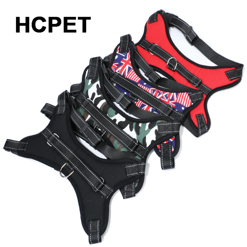 HCPET Pet Dog Printing Collar Dogs Harness Collars For Medium Large Accessories Leash Breast-Band Dog-Collar Supplies | Дом и сад