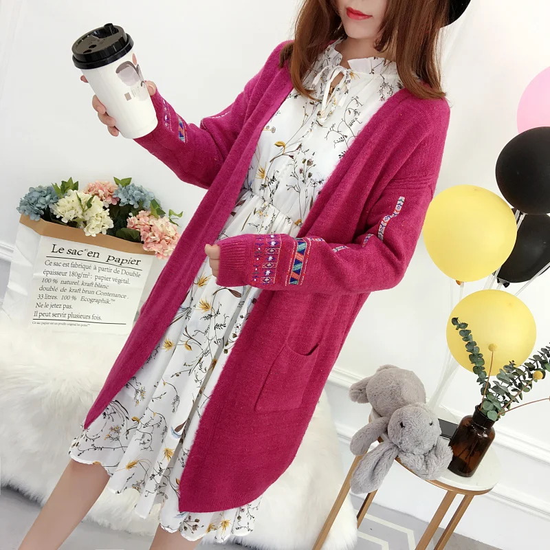 New Fashion Spring 2019 Women Sweaters Cardigans Casual Warm Long Design Female Knitted Sweater Coat Cardigan Sweater Lady
New Fashion Spring 2019 Women Sweaters Cardigans Casual Warm Long Design Female Knitted Sweater Coat Cardigan Sweater Lady