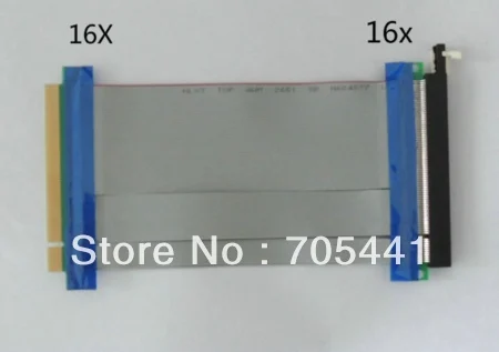 PCI-E PCI Express 16X Райзер-карта удлинитель гибкий Удлинительный кабель 50 шт./лот DHL