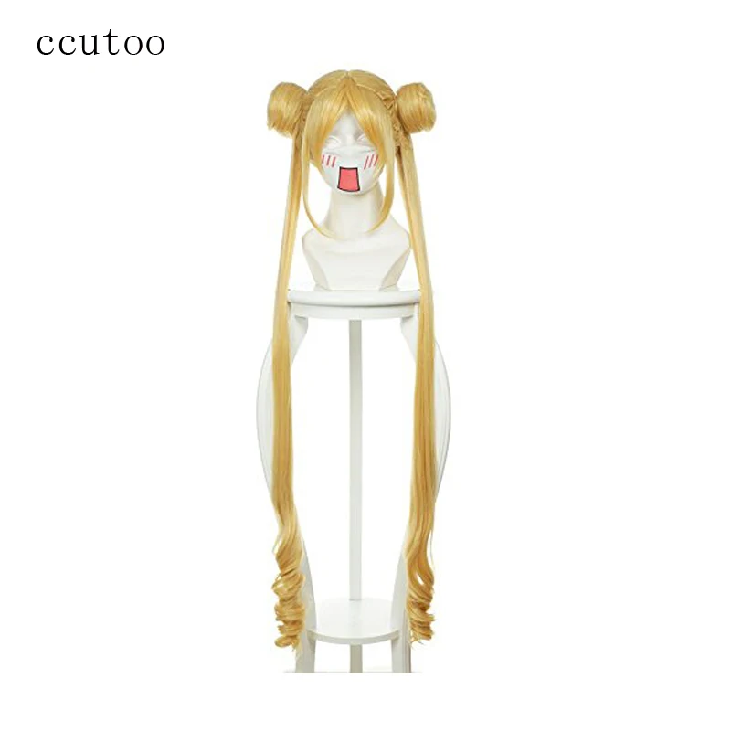 ccutoo 120cm/47" Golden Long Curly Female's Party Synthetic Hair Heat Resistance Cosplay Costume Wigs Sailor Moon Tsukino Usagi
ccutoo 120cm/47" Golden Long Curly Female's Party Synthetic Hair Heat Resistance Cosplay Costume Wigs Sailor Moon Tsukino Usagi
