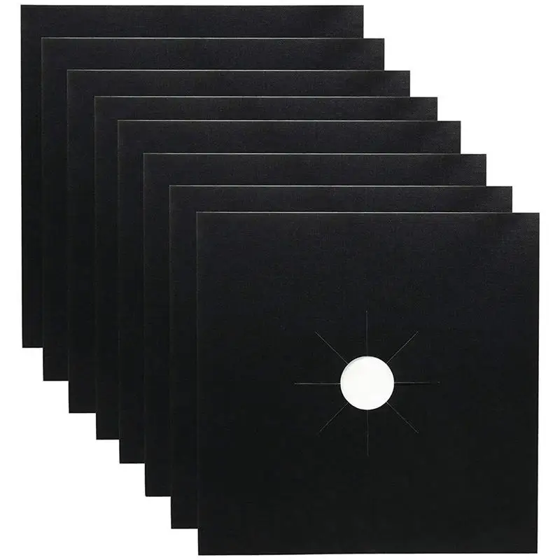 Stove Burner Covers- 8Pcs Black Gas Range Stove Protectors Bundle With 2 Pcs Oven/Grill Liner, Reusable, Non-Stick, Easy Clean
Stove Burner Covers- 8Pcs Black Gas Range Stove Protectors Bundle With 2 Pcs Oven/Grill Liner, Reusable, Non-Stick, Easy Clean
