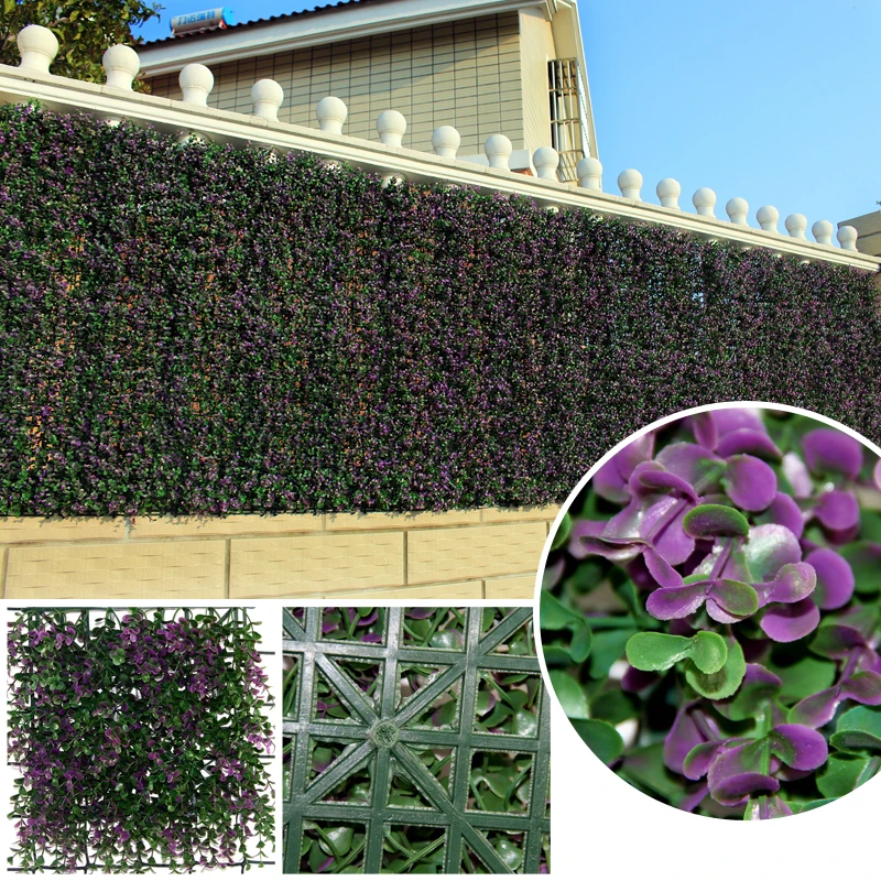 ULAND Decorative Artificial Long Purple Boxwood Hedges Panels Plastic Garden Privacy Ivy Fence Mats Outdoor Indoor Decoration
ULAND Decorative Artificial Long Purple Boxwood Hedges Panels Plastic Garden Privacy Ivy Fence Mats Outdoor Indoor Decoration