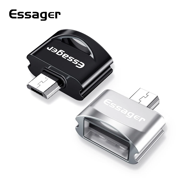 

Essager Micro USB OTG Adapter Male To USB 2.0 Female Connector For Samsung Xiaomi Huawei Android Microusb OTG Converter Adaptor