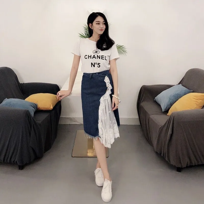2019 women lace up denim skirts women white lace skirt patchwork lace buttons wrap skirts irregular skirts pencil skirt
2019 women lace up denim skirts women white lace skirt patchwork lace buttons wrap skirts irregular skirts pencil skirt