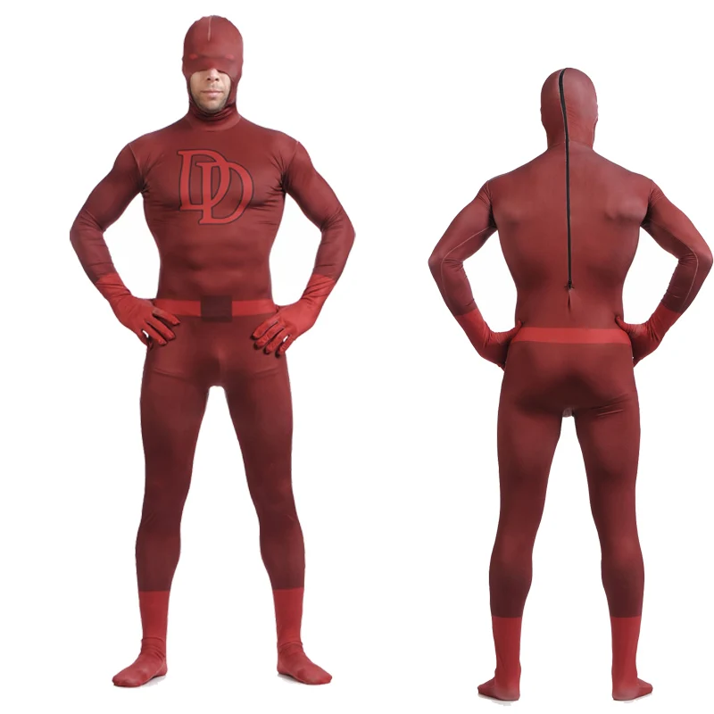 Daredevil Costumes Spandex Zentai Halloween Superhero Cosplay Men Sexy Costume Full Body Skin Tight Bodysuit
Daredevil Costumes Spandex Zentai Halloween Superhero Cosplay Men Sexy Costume Full Body Skin Tight Bodysuit