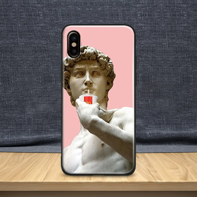 David statue funny art Aesthetic Soft Silicone Phone Case Cover For Apple iPhone 5 Se 5s 6 6s 6Plus 6sPlus 7 8 7Plus 8Plus X
David statue funny art Aesthetic Soft Silicone Phone Case Cover For Apple iPhone 5 Se 5s 6 6s 6Plus 6sPlus 7 8 7Plus 8Plus X