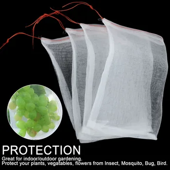 20pcs Set Reusable Plant Fruit Protect Net Bag with Drawstring Garden Against Insects Pest Bird Mosquito Bug Mesh Barrier Bags
20pcs Set Reusable Plant Fruit Protect Net Bag with Drawstring Garden Against Insects Pest Bird Mosquito Bug Mesh Barrier Bags