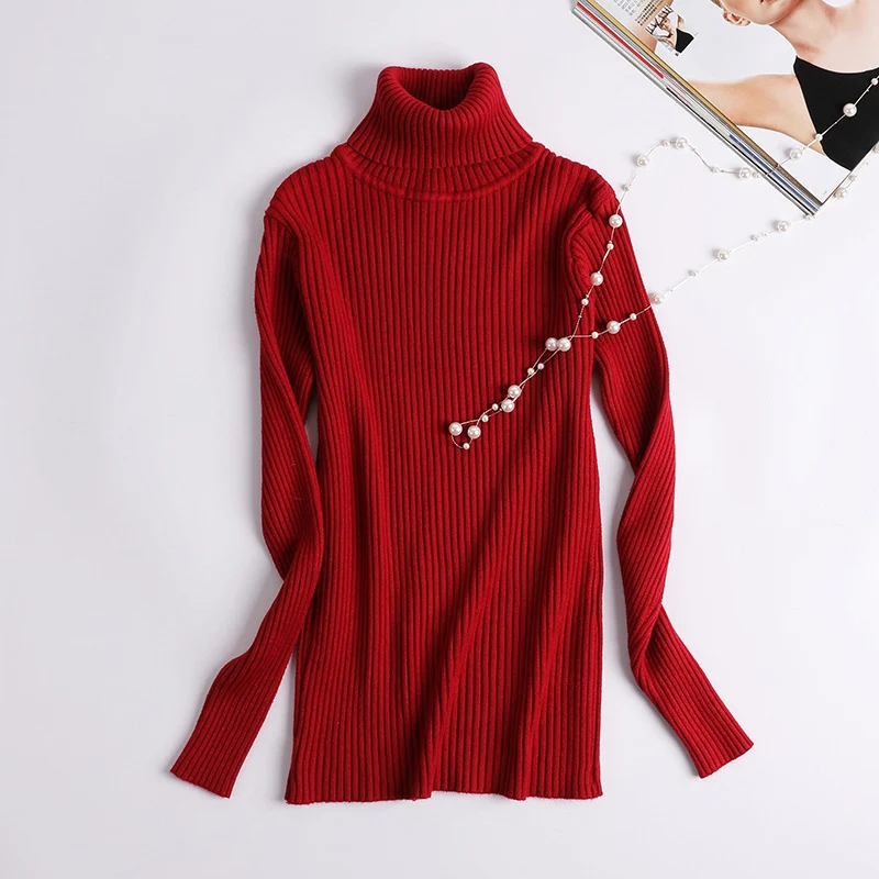 Ccibuy Turtleneck Sweater Women Knitted Pullovers Long Sleeve Jumper Pull Femme Clothing High Elasticity Soft Female Sweater
Ccibuy Turtleneck Sweater Women Knitted Pullovers Long Sleeve Jumper Pull Femme Clothing High Elasticity Soft Female Sweater