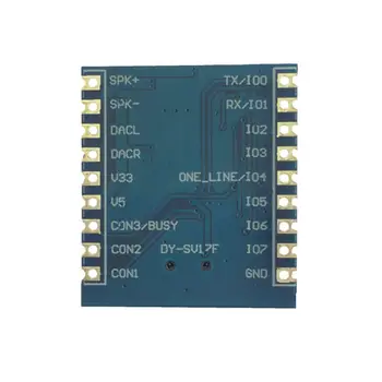 DY-SV17F Audio Module Mini MP3 Player IO Trigger USB Download Flash Voice Module Drop ship
DY-SV17F Audio Module Mini MP3 Player IO Trigger USB Download Flash Voice Module Drop ship