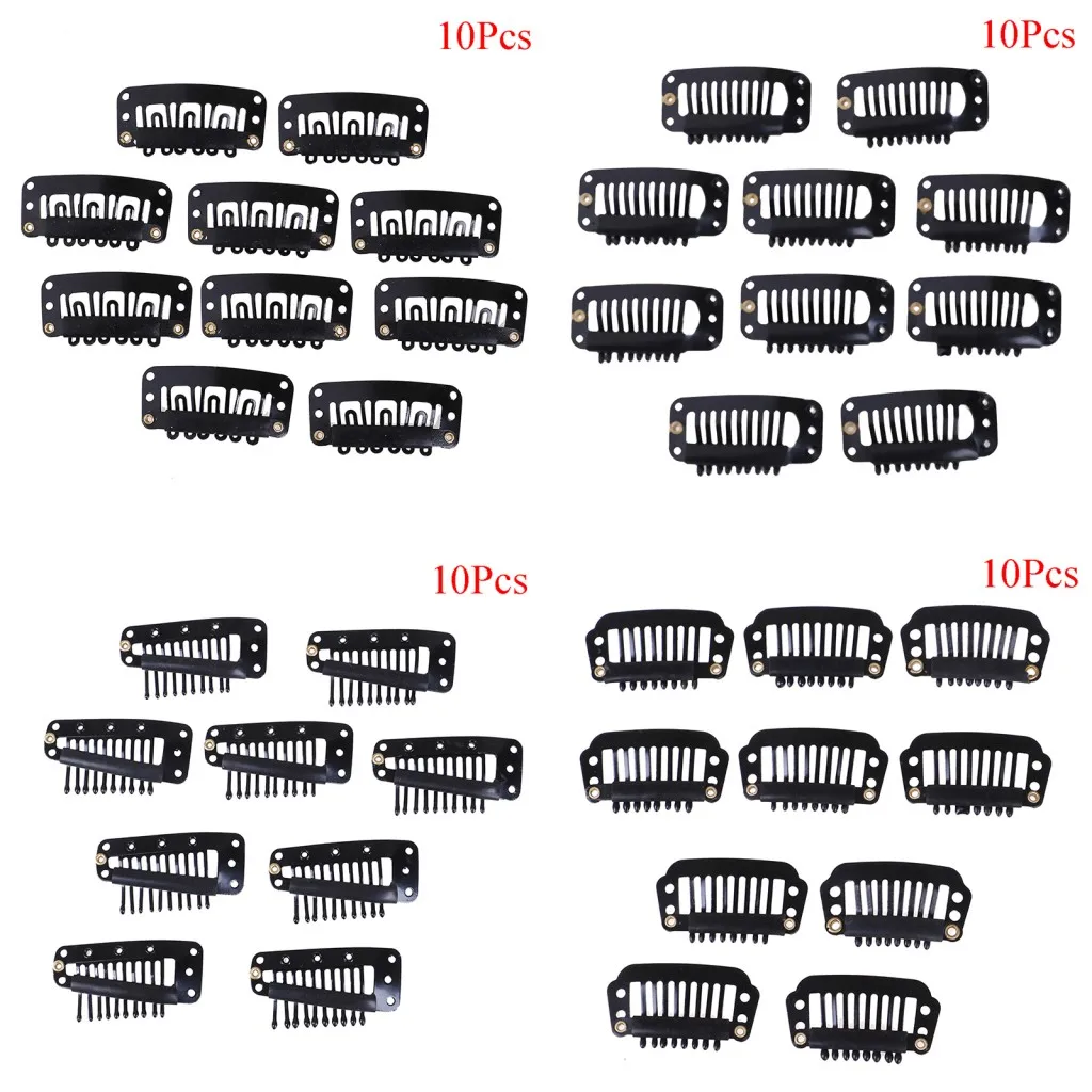 10Pcs U/Wire Shape Rubber Wig Clips For Hair Extensions Brown Black Beige Wig Combs Hair Clips For Weave Extensions
10Pcs U/Wire Shape Rubber Wig Clips For Hair Extensions Brown Black Beige Wig Combs Hair Clips For Weave Extensions