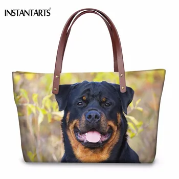 INSTANTARTS Fashion Women Large Tote Bags Cute 3D Dog Rottweiler Print Shoulder Bag Ladies Shopping Brand Design Travel Handbags
INSTANTARTS Fashion Women Large Tote Bags Cute 3D Dog Rottweiler Print Shoulder Bag Ladies Shopping Brand Design Travel Handbags