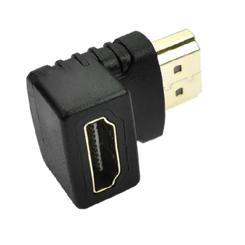 90 Degree Right Angle Gold plated HDMI Adapter A type Male to Female for 1080p TV HDTV DU55
90 Degree Right Angle Gold plated HDMI Adapter A type Male to Female for 1080p TV HDTV DU55