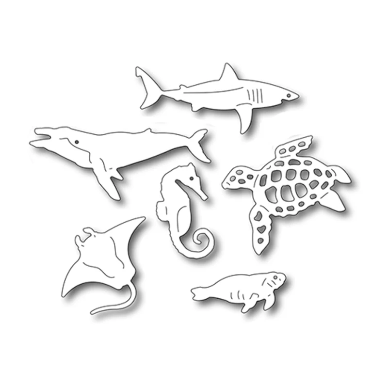 Swovo Sea Turtle Whales Metal Cutting Dies for Scrapbooking DIY Etched Dies Craft Paper Card Making Embossing Die Cuts 2019 New
Swovo Sea Turtle Whales Metal Cutting Dies for Scrapbooking DIY Etched Dies Craft Paper Card Making Embossing Die Cuts 2019 New