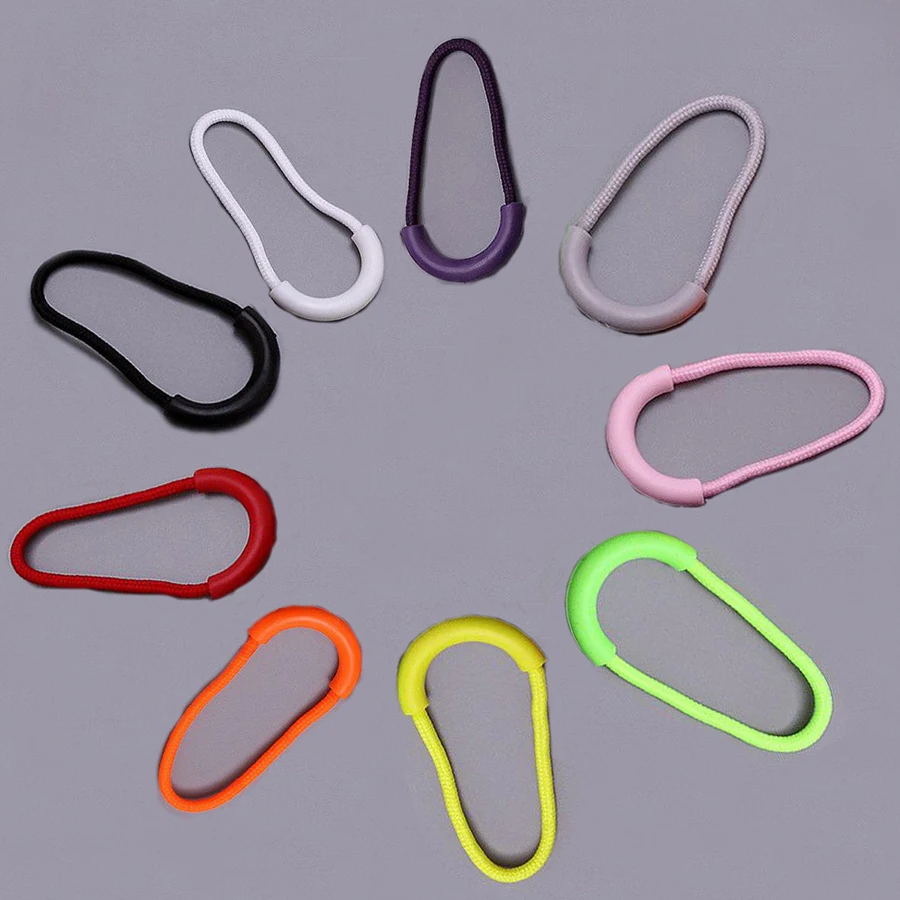 10pcs New Plastic Zipper Pulls 9 Color Rope Ends Lock Zip Clip Buckle For Clothing Backpack Luggage Accessories
10pcs New Plastic Zipper Pulls 9 Color Rope Ends Lock Zip Clip Buckle For Clothing Backpack Luggage Accessories
