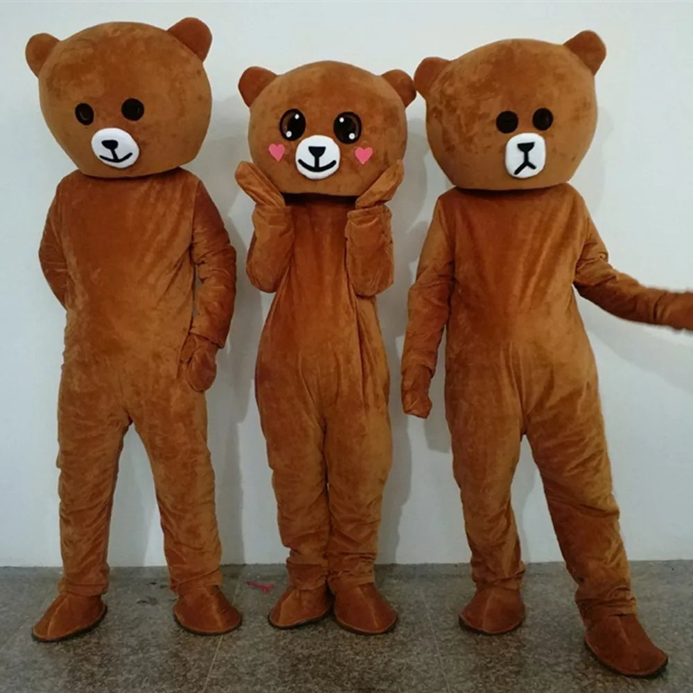Brown Bear Cartoon Costume Performance Headgear Mascot Doll Costume Cartoon Suit Adult size Festive day adult doll clothes
Brown Bear Cartoon Costume Performance Headgear Mascot Doll Costume Cartoon Suit Adult size Festive day adult doll clothes