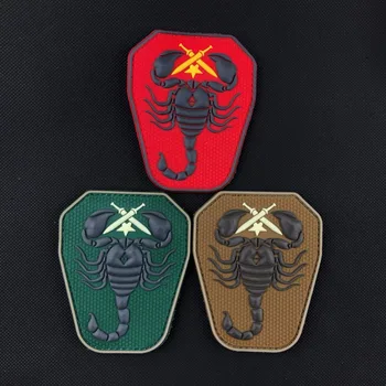 20pcs Rubber Scorpion Unit Patch Military Tactical Patches Hook Morale Badge Combat Armband Military Brassard Wholesale
20pcs Rubber Scorpion Unit Patch Military Tactical Patches Hook Morale Badge Combat Armband Military Brassard Wholesale