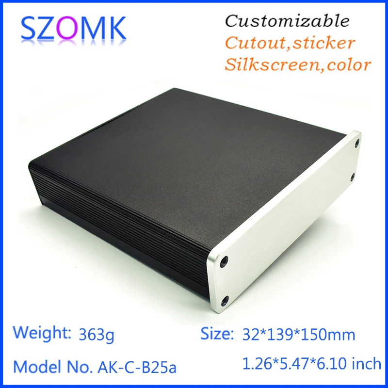 4Pcs 32*139*150mm aluminum amplifier case extruded switch box for pcb China Manufacturer aluminum box enclosure electronics
4Pcs 32*139*150mm aluminum amplifier case extruded switch box for pcb China Manufacturer aluminum box enclosure electronics