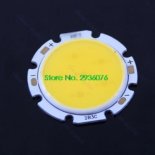 

Hot 3W Warm White Super Bright LED SMD Chip Light Lamp Bulb 3000-3200K Round COB Drop Ship Support